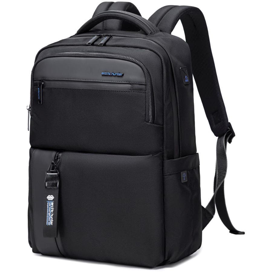 Arctic Hunter B00477 Waterproof Anti Theft Backpack 15.6inch Laptop Compartment - Black