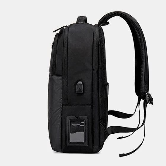 Golden Wolf GB00399 Laptop Business Travel Backpack - Black