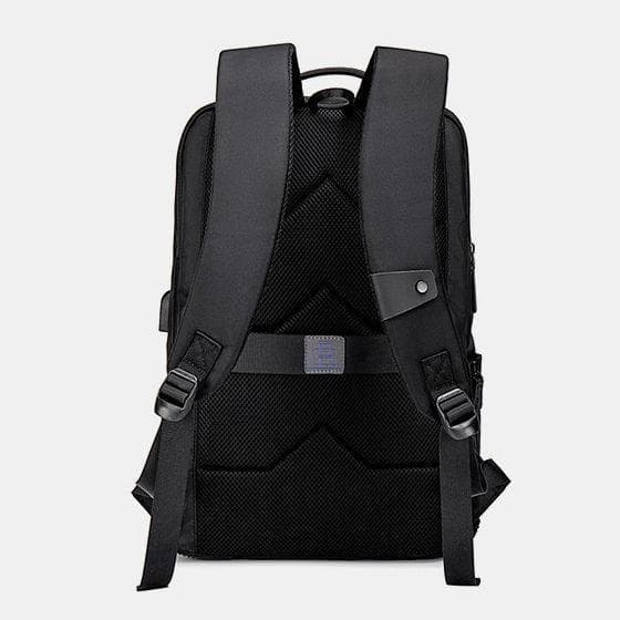 Golden Wolf GB00399 Laptop Business Travel Backpack - Black