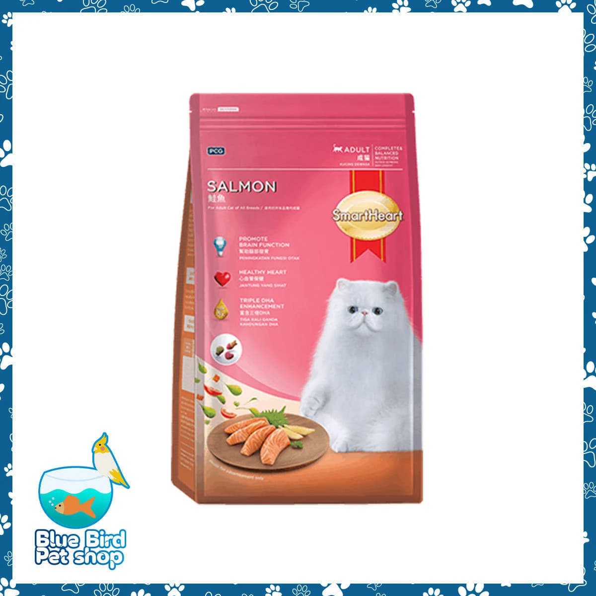SmartHeart Adult Cat Food 3Kg + 400g free