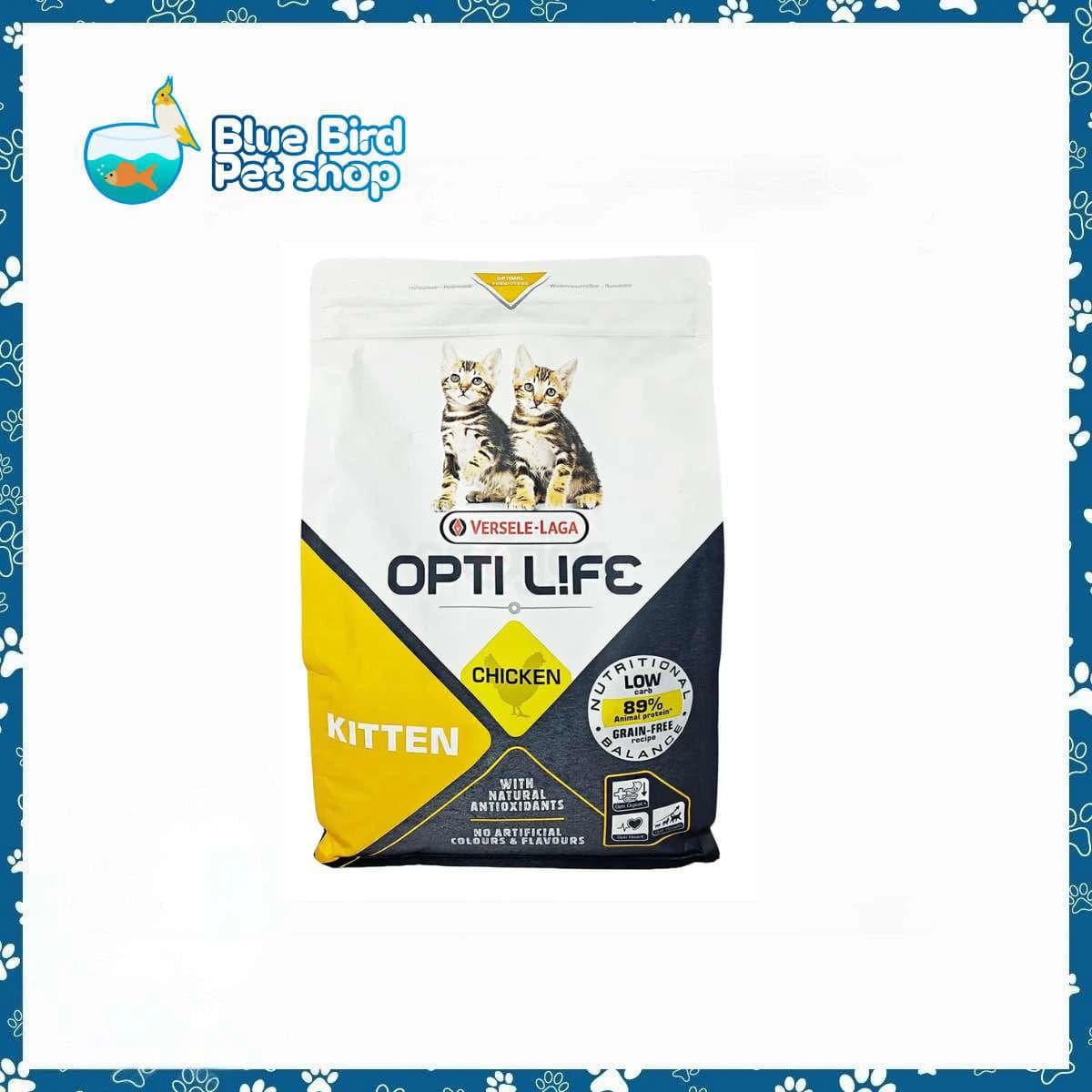 Versele-Laga Opti-Life Grain Free Super Premium Cat Food Kitten Chicken 1KG