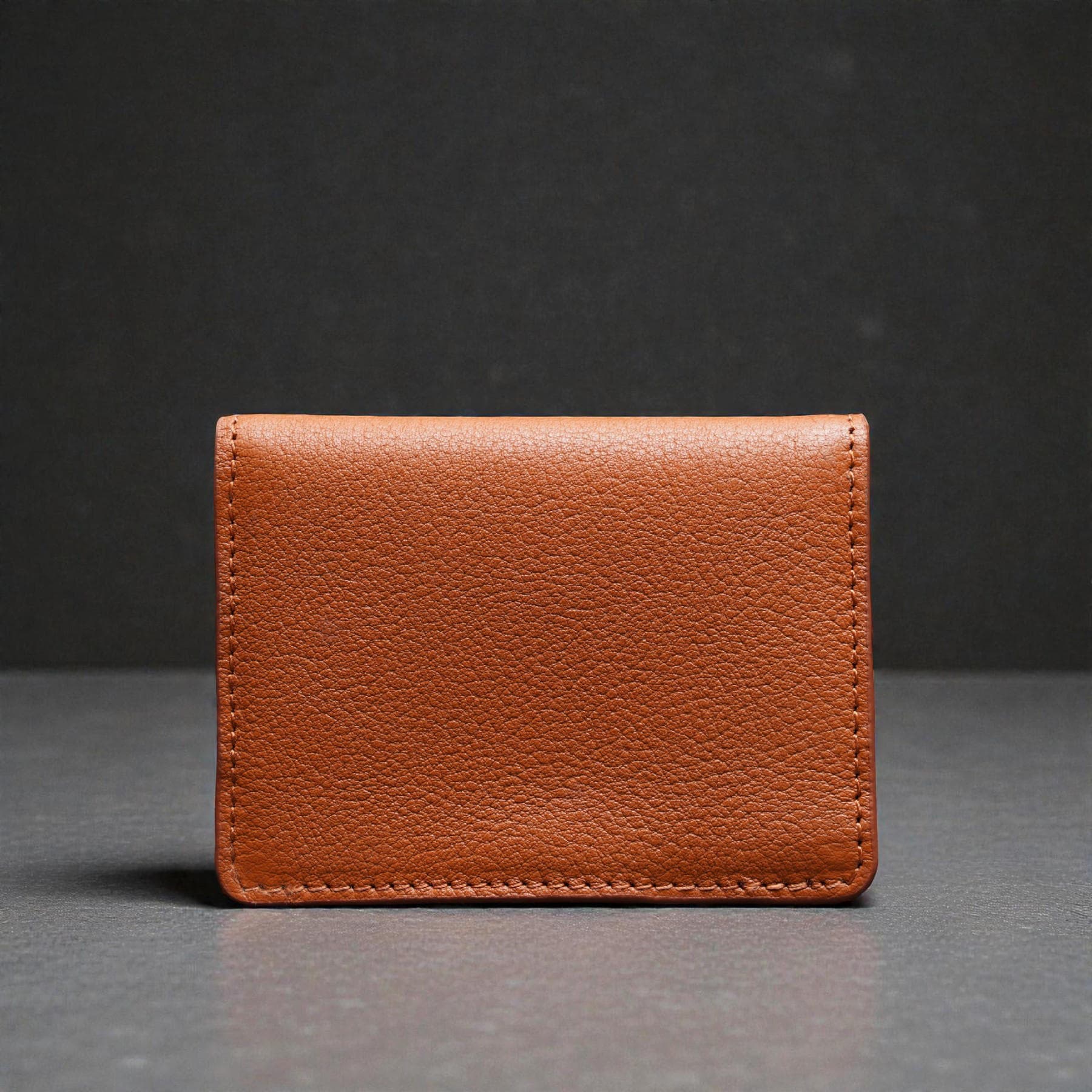 Zays Premium Leather Magnetic Card Holder - Slim and Eco-Friendly Mini Wallet for Unisex - Handmade Secure Compact and Stylish Design (ZCW110 - Brown - I)