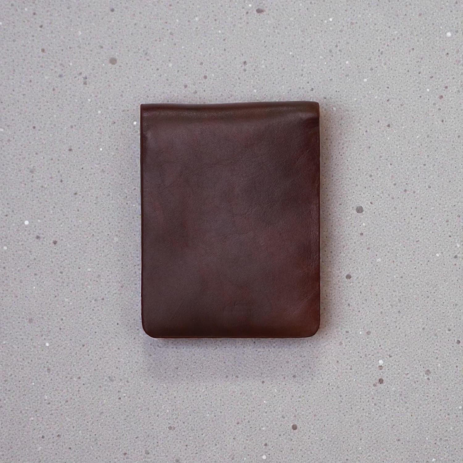 Zays Handcrafted Premium Leather Bifold Short Wallet ZSW104-Chocolate