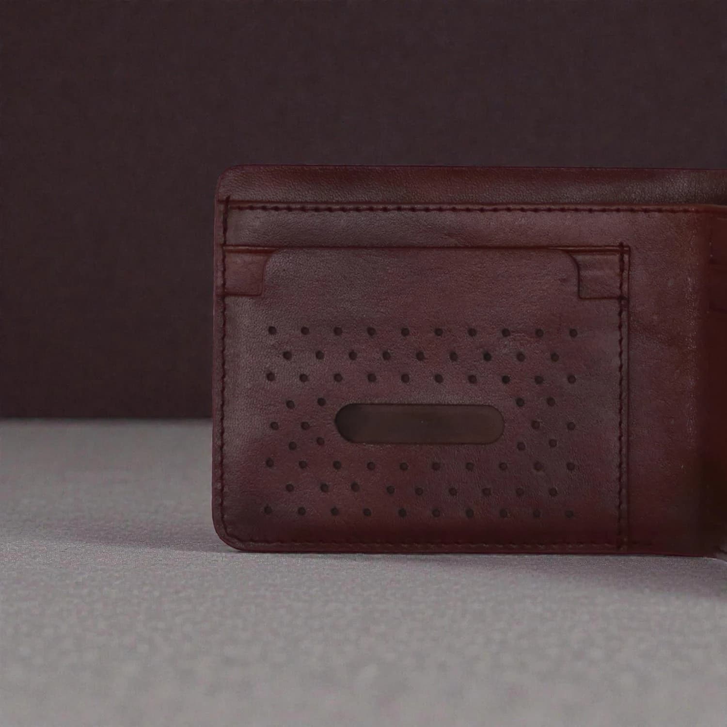 Zays Handcrafted Premium Leather Bifold Short Wallet ZSW104-Chocolate