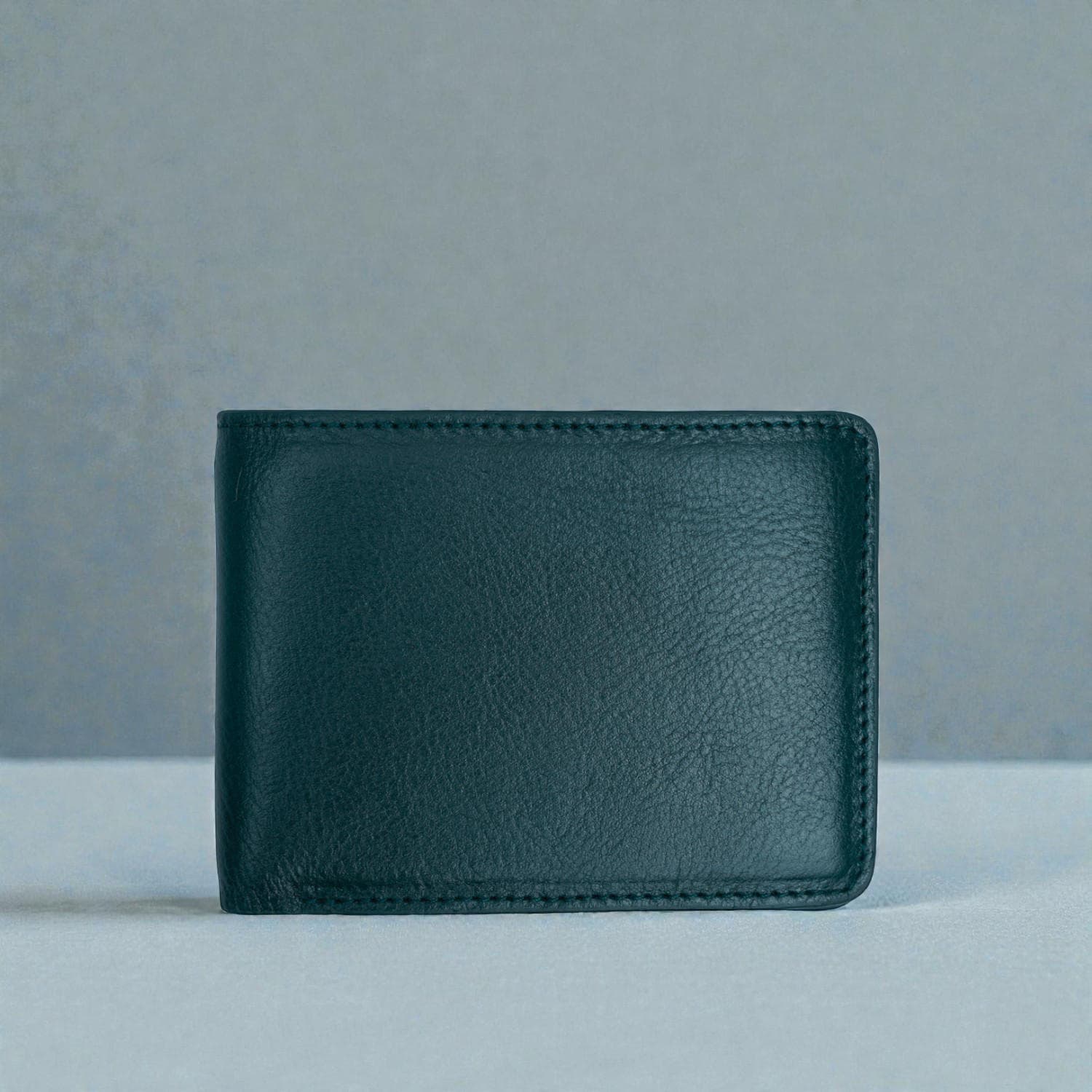 Zays Handcrafted Premium Eco-Friendly Leather Bifold Wallet - Slim Durable and Stylish Short Wallet for Unisex ZSW108-Bottle Green