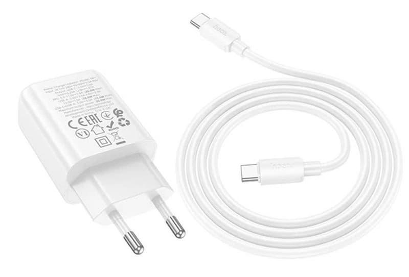 Hoco N61 Gentle PD20W+QC3.0 Charger with Type-C Cable