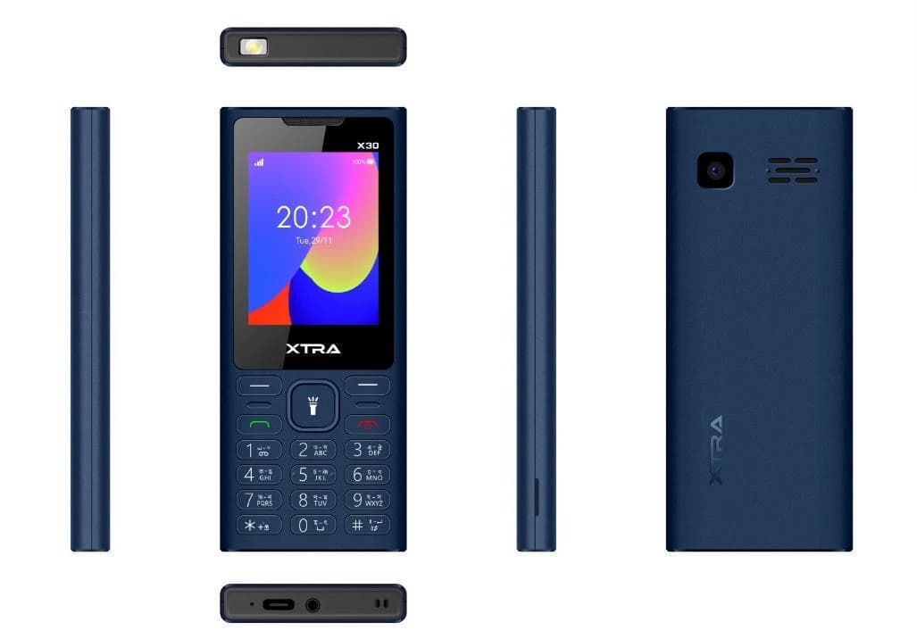 XTRA X30 Ultra Light Weight Slim Feature Phone