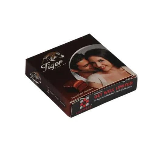 Tiger Super Dotted Chocolate Flavoured Condom 12 Packets (36 Pcs)