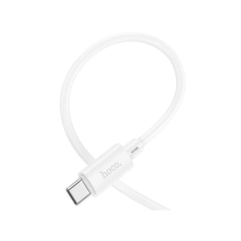Hoco X88 Gratified PD 60W 1M Type-C to Type-C Fast Charging Data Cable (White)