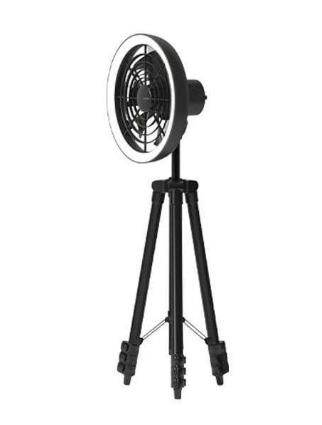 JISULIFE FA17 Outdoor LED Ceiling Fan With Long Tripod Stand