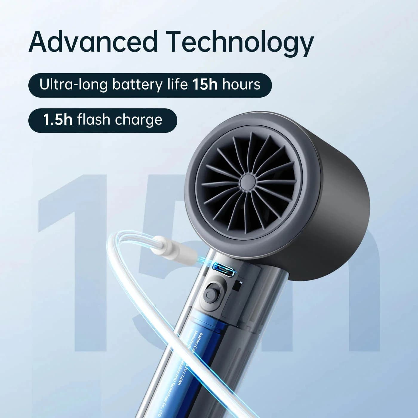 JISULIFE Handheld Fan Pro 1S (5000mAh)