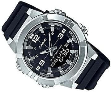 Casio AMW-870-1AVDF Illuminator Dual Time Fiber Belt Watch for Men