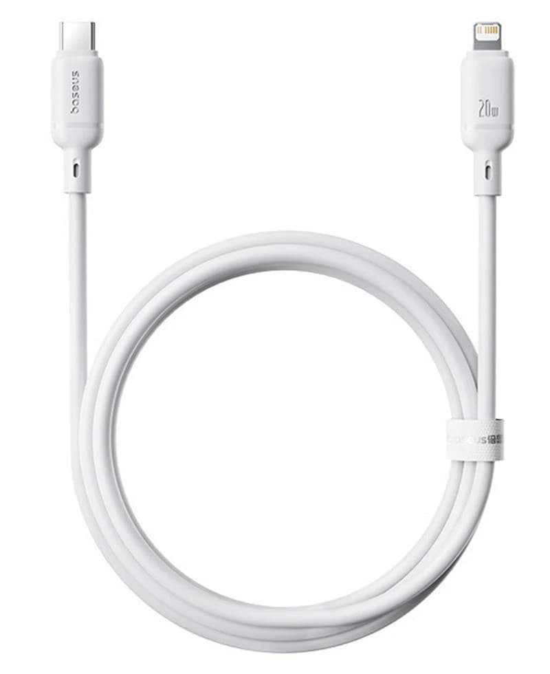 Baseus Silky Series Fast Charging Cable Type-C to IP 20W [White]