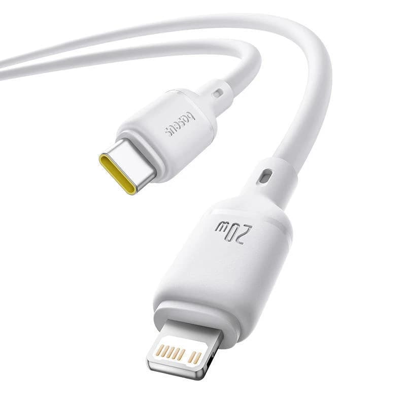 Baseus Silky Series Fast Charging Cable Type-C to IP 20W [White]