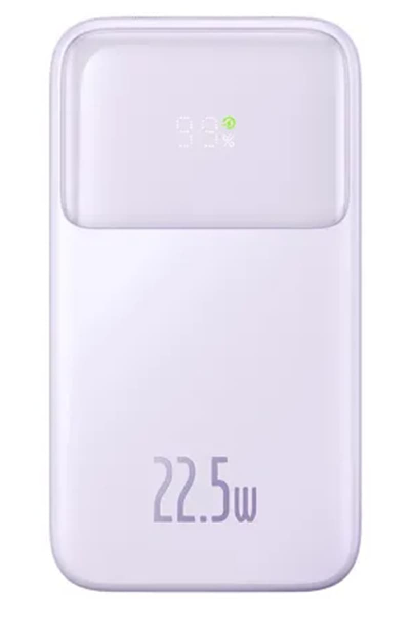 Baseus Comet Series 22.5W 20000mAh Dual Cable Digital Display Power Bank [Baby Pink]
