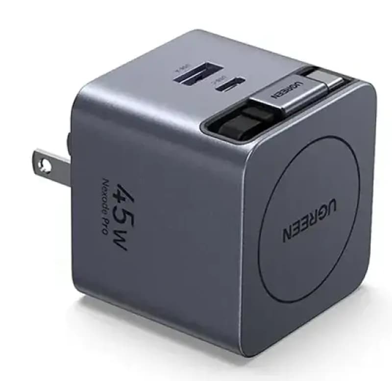 Ugreen Nexode X605 Gan Charger with USB C Cable-65W [Black]