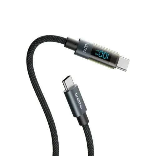 Oraimo 1.2M 5A Type-C to Type-C Data Cable (OCD-175CC) - Black