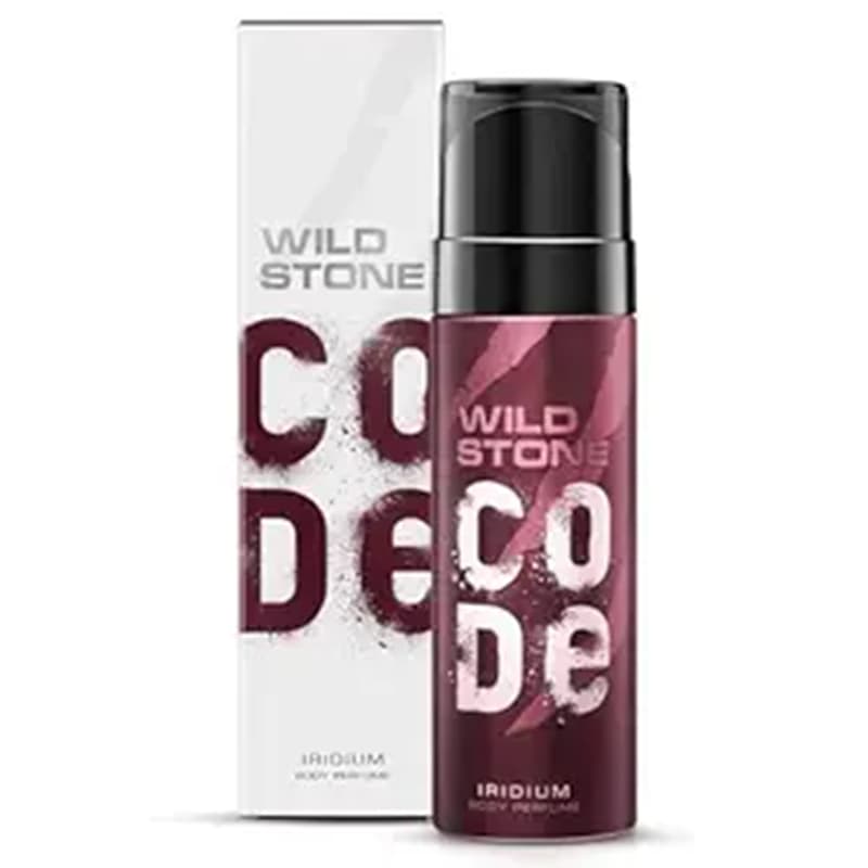 Wild Stone - Code Iridium No Gas Body Perfume For Men, Long Lasting Intense Fragrance - 120ml