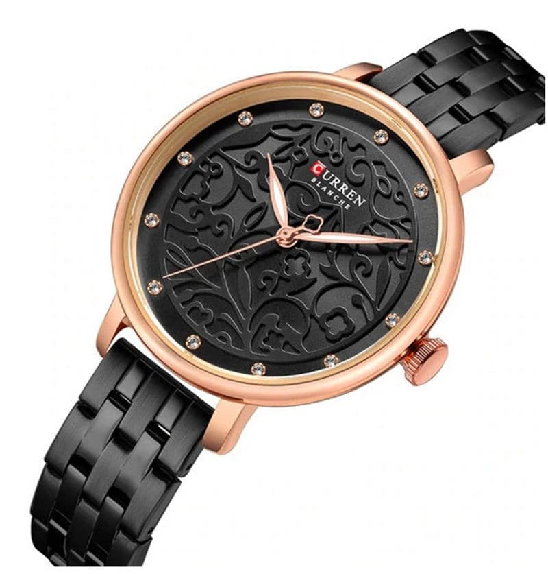 CURREN 9046BLK Black Women’s Watch -Black