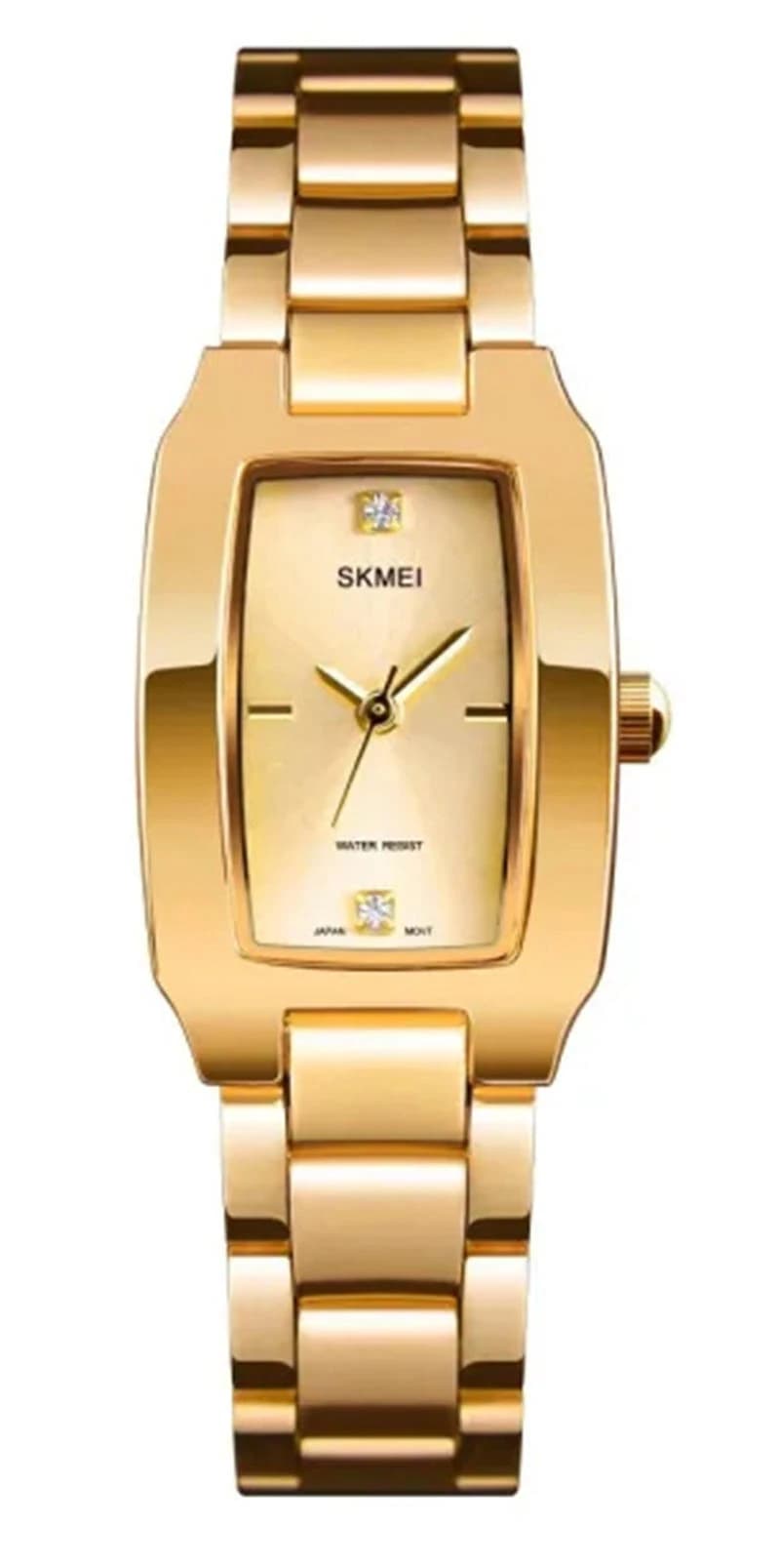 Skmei 1400GLD Fashionable Quartz Stainless Steel Watch for Women-Gold