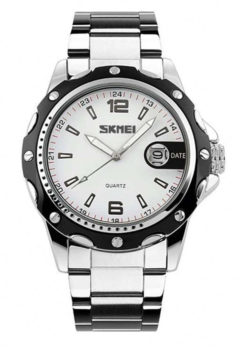 Skmei 0992 Quartz Watch for Men- Silver