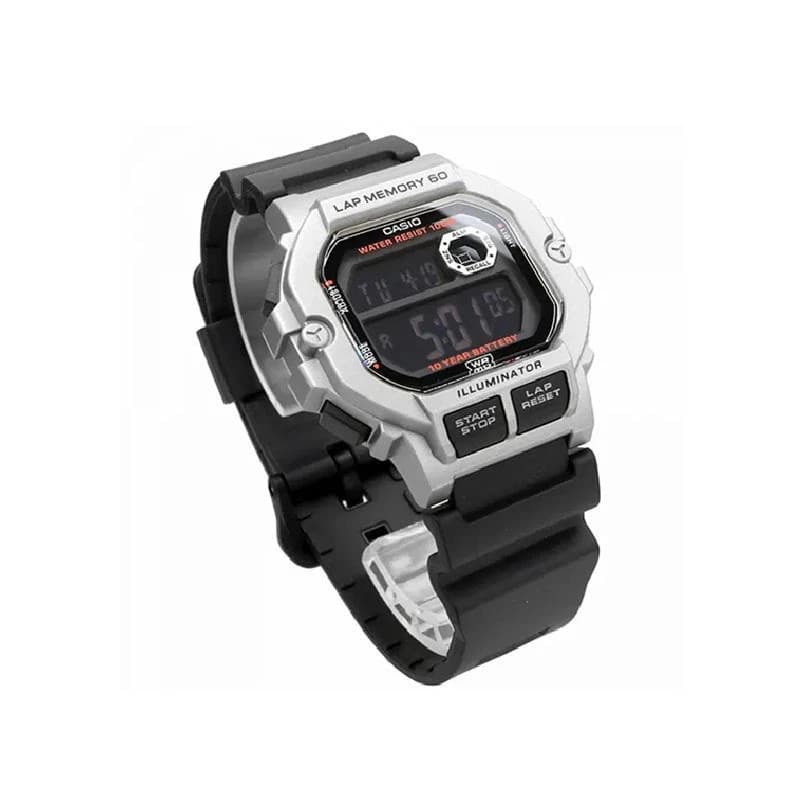 Casio WS-1400H-1BVDF Standard Illuminator Digital Resin Belt Watch