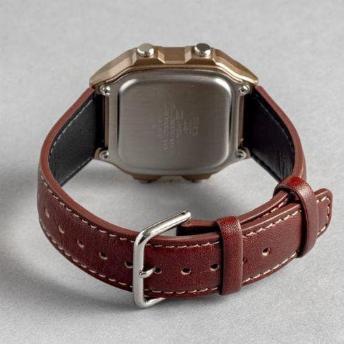 Casio AE-1200WHL-5AVDF World Time Digital Leather Belt Watch