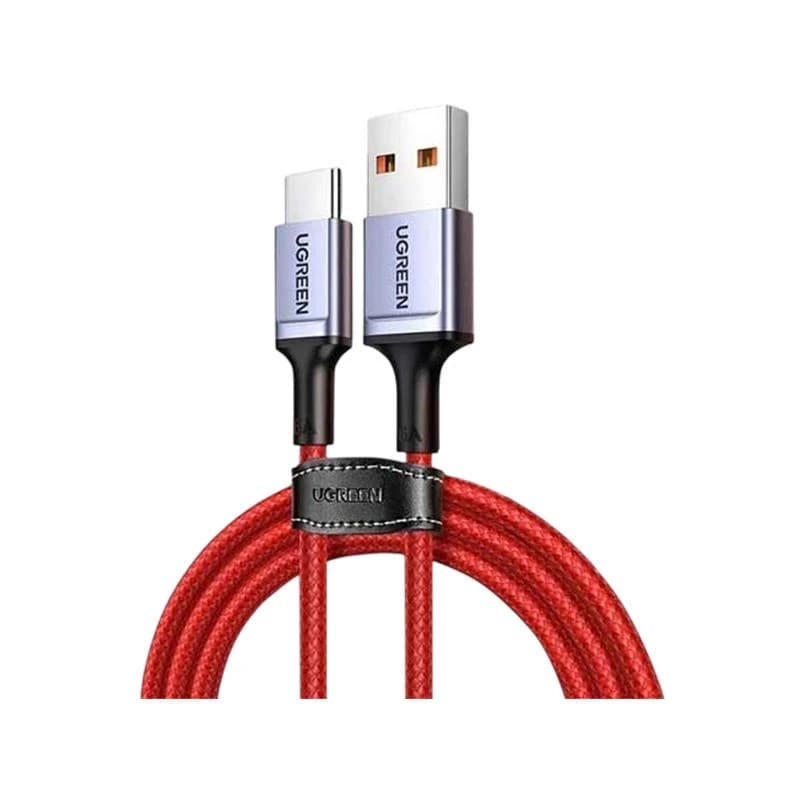 UGREEN 20527 USB 2.0 to Type-C 6A Aluminium Alloy Cable 1m (Red) US505