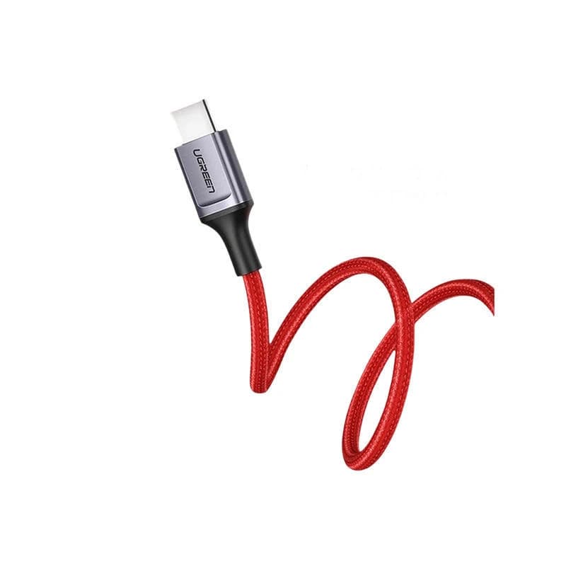 UGREEN 20527 USB 2.0 to Type-C 6A Aluminium Alloy Cable 1m (Red) US505