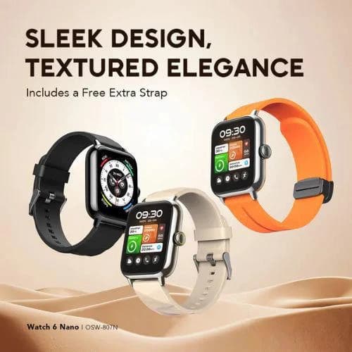 Oraimo Watch 6 Nano 1.52 Inch BT Calling Smart Watch (OSW-807N)