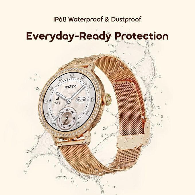 Oraimo Watch Muse 2 Smart Watch (OSW-833N)- ROSE GOLD
