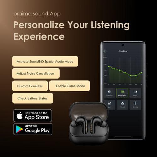 Oraimo SpaceBuds N ANC True Wireless Earbuds (OTW-626N)