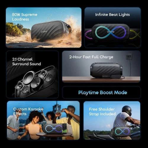 Oraimo 80W Space Box Pro Wireless Speaker (OBS-682)