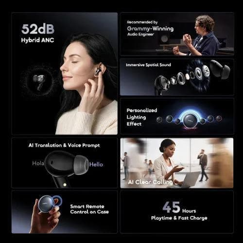 Oraimo SpaceBuds 2 ANC Earbuds (OTW-631)