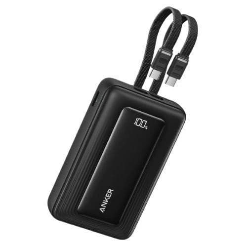 Anker Zolo A110M 45W Power Bank with Built-in Dual Type-C Cable - 20000mah [Black]
