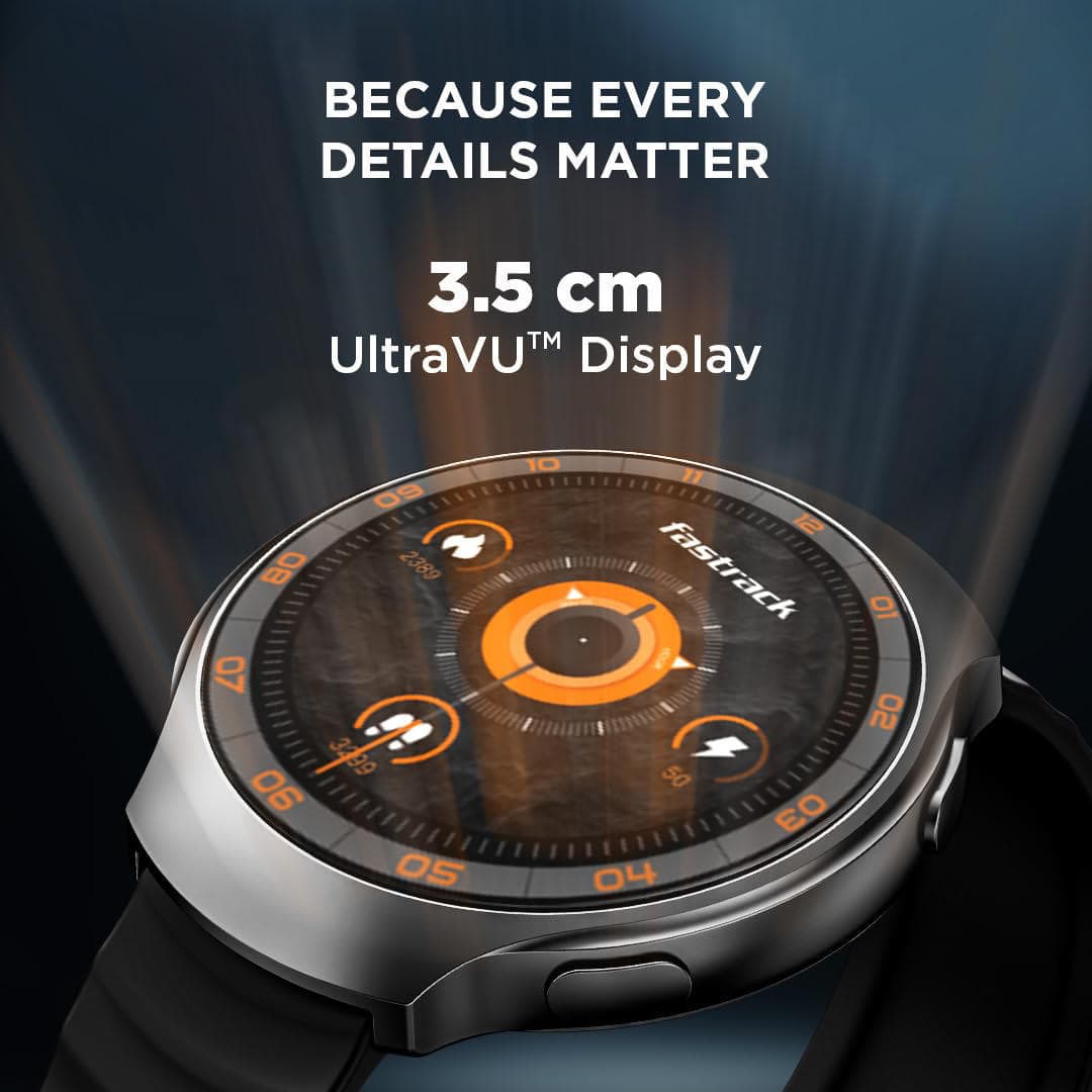 Fastrack VOX CirQ Smart Watch with AI Chat & AI Watch faces