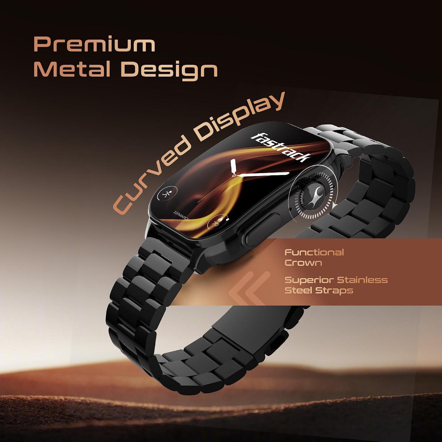 Fastrack Smart Horizon S1  Smart Watch