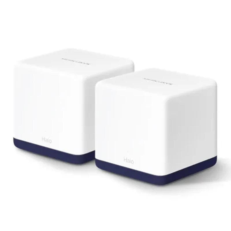 MERCUSYS HALO H50G AC1900 Mbps Gigabit Dual-Band Wi-Fi 5 Mesh Router (2-Pack)