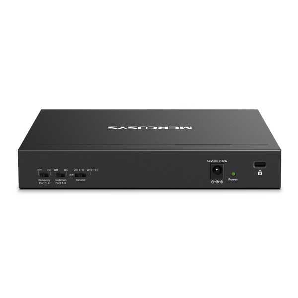 Mercusys MS110CMP 8-Port 10/100 Mbps Plus 2-Port Gigabit Desktop Switch With 8-Port PoE Plus 115W Total PoE Budget