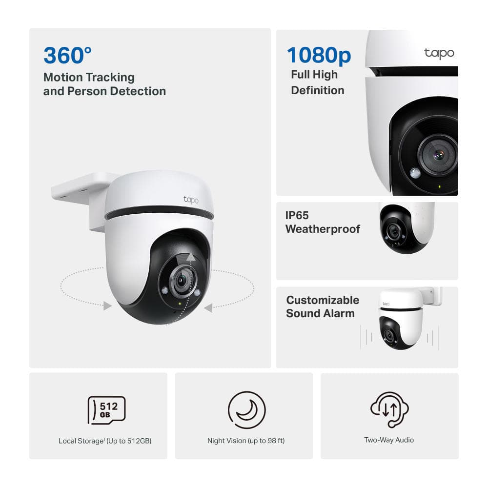 Tapo C500 New Outdoor Pan/Tilt Security WiFi Camera
