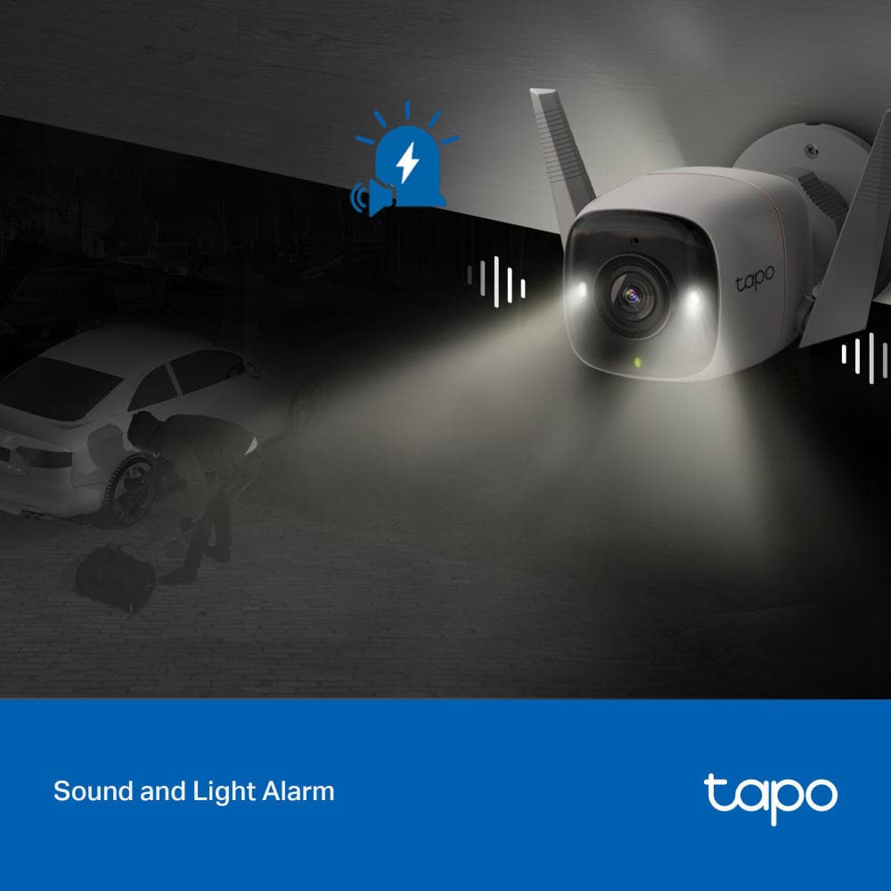 TAPO C320WS 4MP Outdoor Security WiFi Full-Color Night Vision Camera