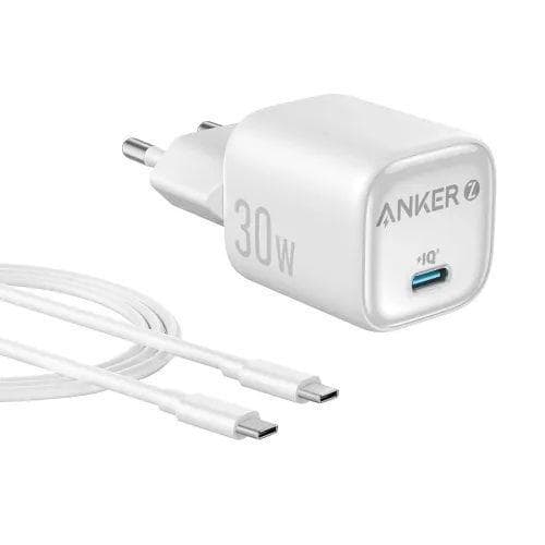 Anker Zolo 30W IQ & PD 3.0 Type-C Charger Adapter with Type-C Cable