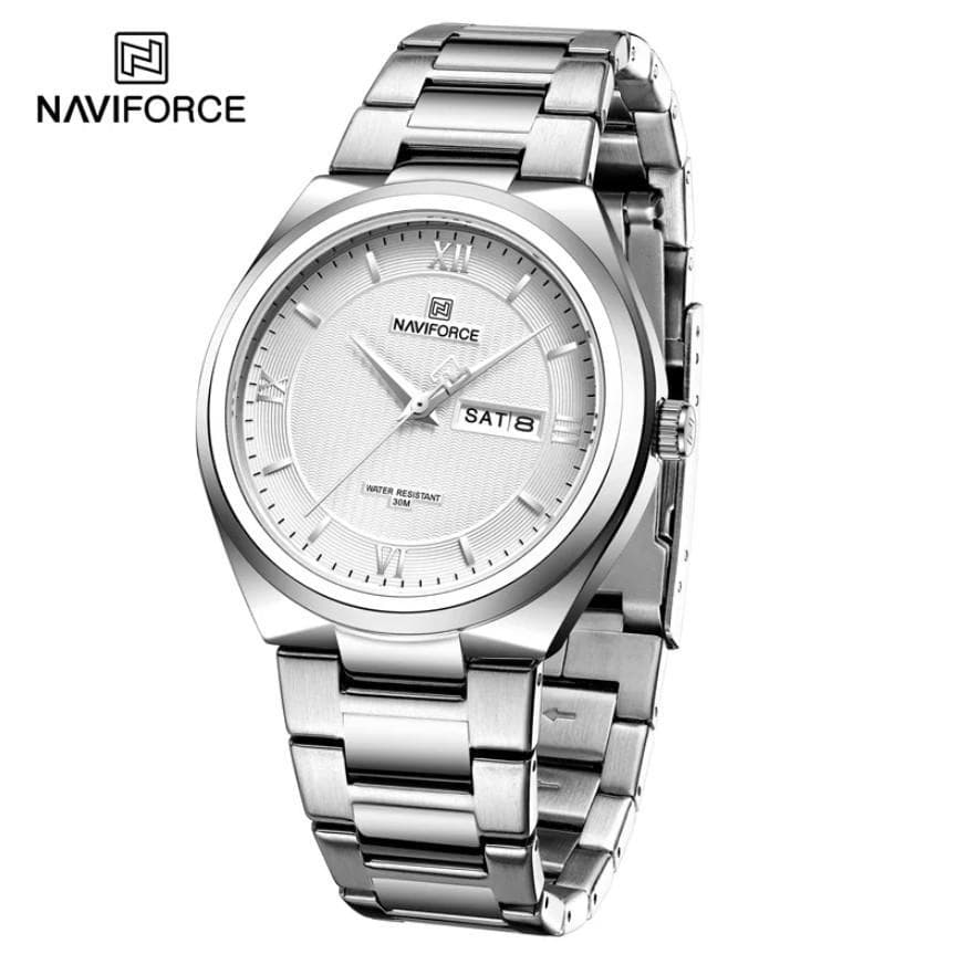 NAVIFORCE 8030 Luminous Hands Luxury Quartz Date Watch for Men Watch