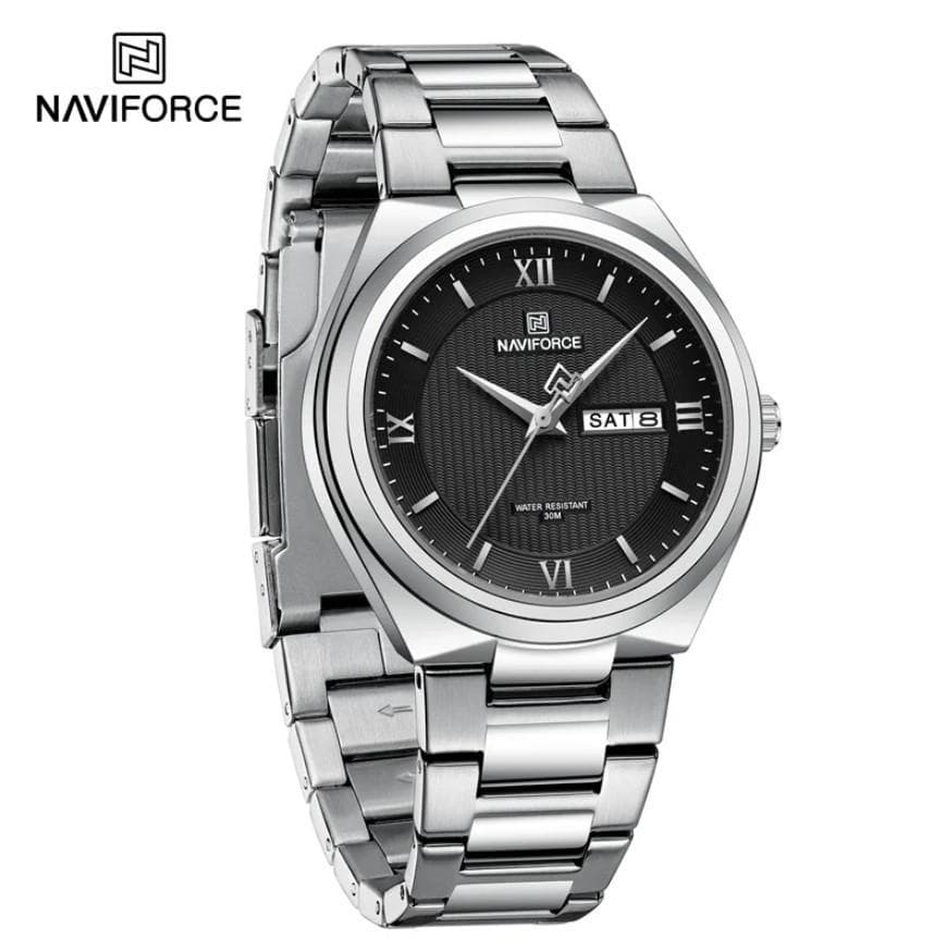 NAVIFORCE 8030 Luminous Hands Luxury Quartz Date Watch for Men Watch