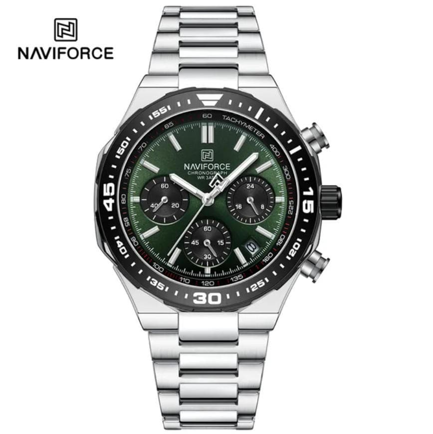 NAVIFORCE NF8049 Professional craftmanship timepeice Unique Temperament Chronograph dial Analog Watch