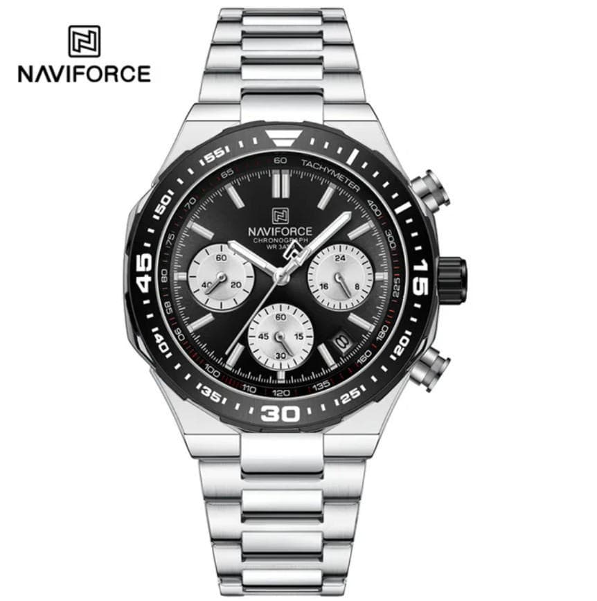 NAVIFORCE NF8049 Professional craftmanship timepeice Unique Temperament Chronograph dial Analog Watch