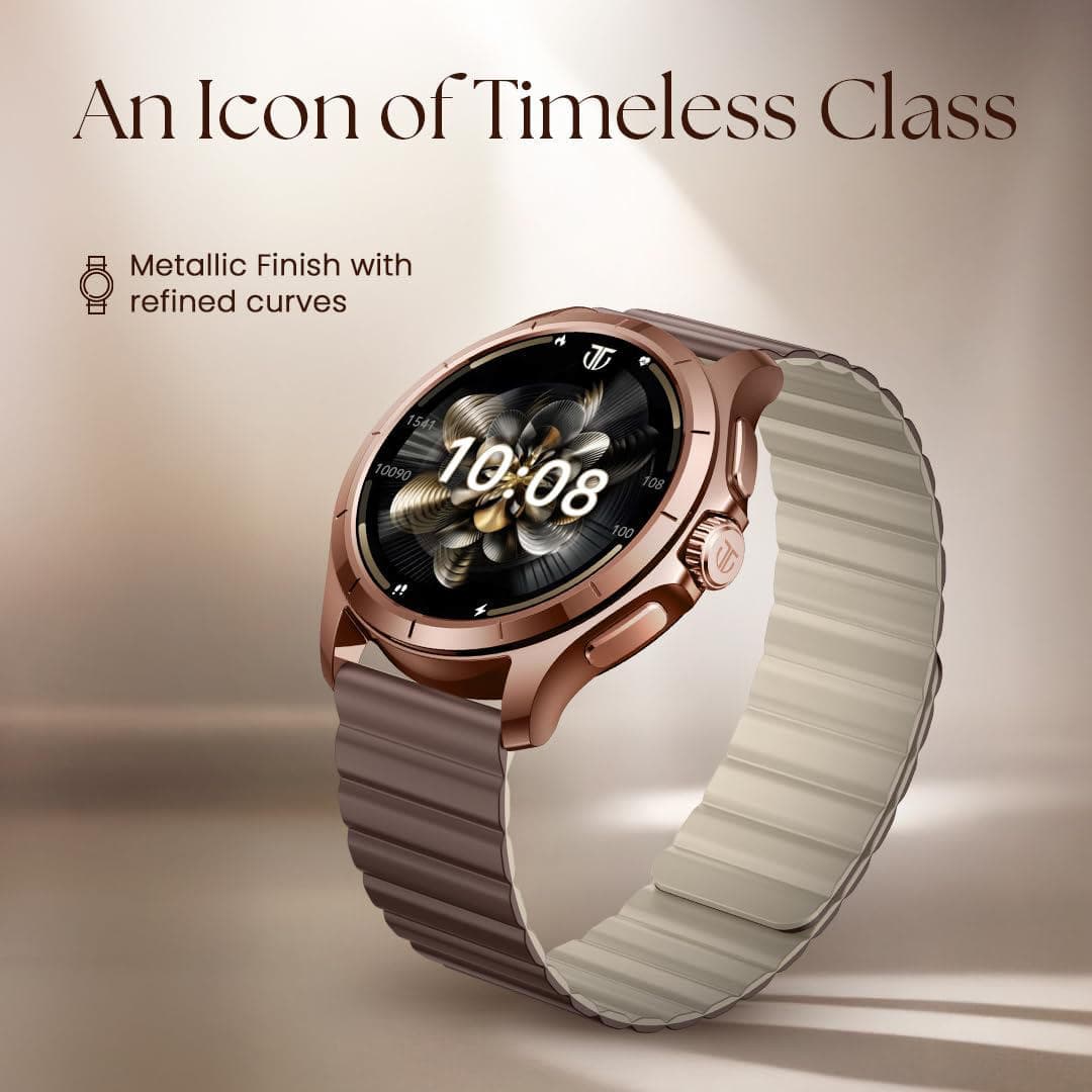 Titan Evoke 2.0 AMOLED Display Smart Watch