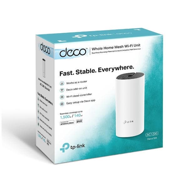 TP-Link Deco M4 AC1200 Whole Home Mesh Gigabit Wi-Fi System (1 Pack)