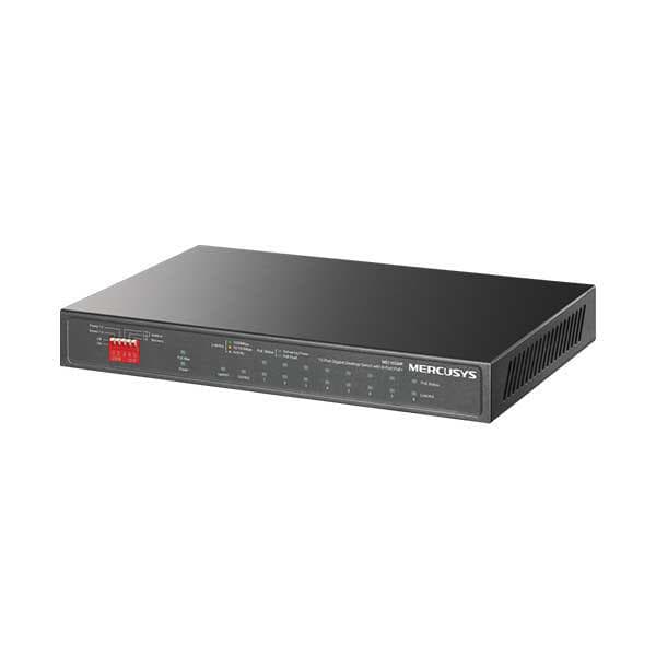 Mercusys MS110GMP 10-Port Gigabit Desktop Switch With 8-Port PoE Plus 111W Total PoE Budget